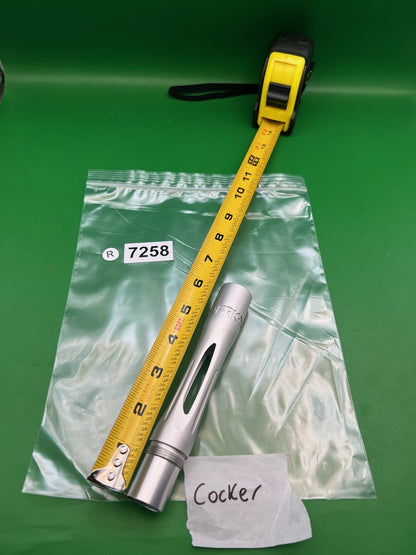 Smart Parts Freak XL Barrel Back Autococker Thread Silver 5" Aluminum