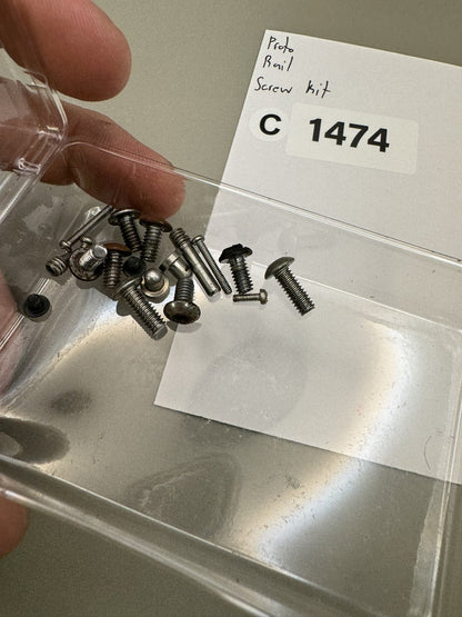 Proto Rail Screw kit