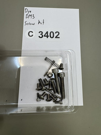 Dye DM3 Screw kit