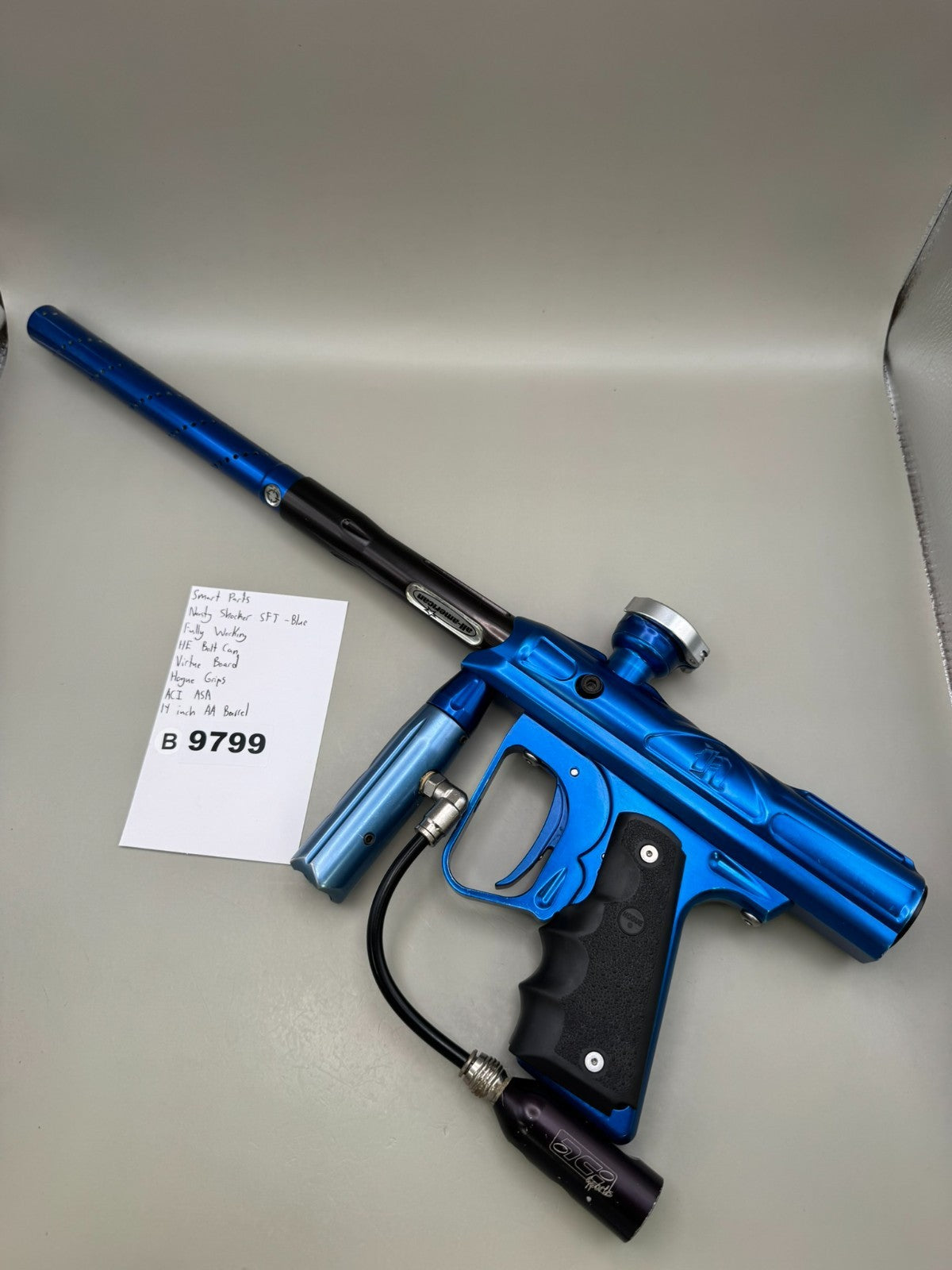 Smart Parts Nasty Shocker SFT - Blue - Paintball Marker Fully Working