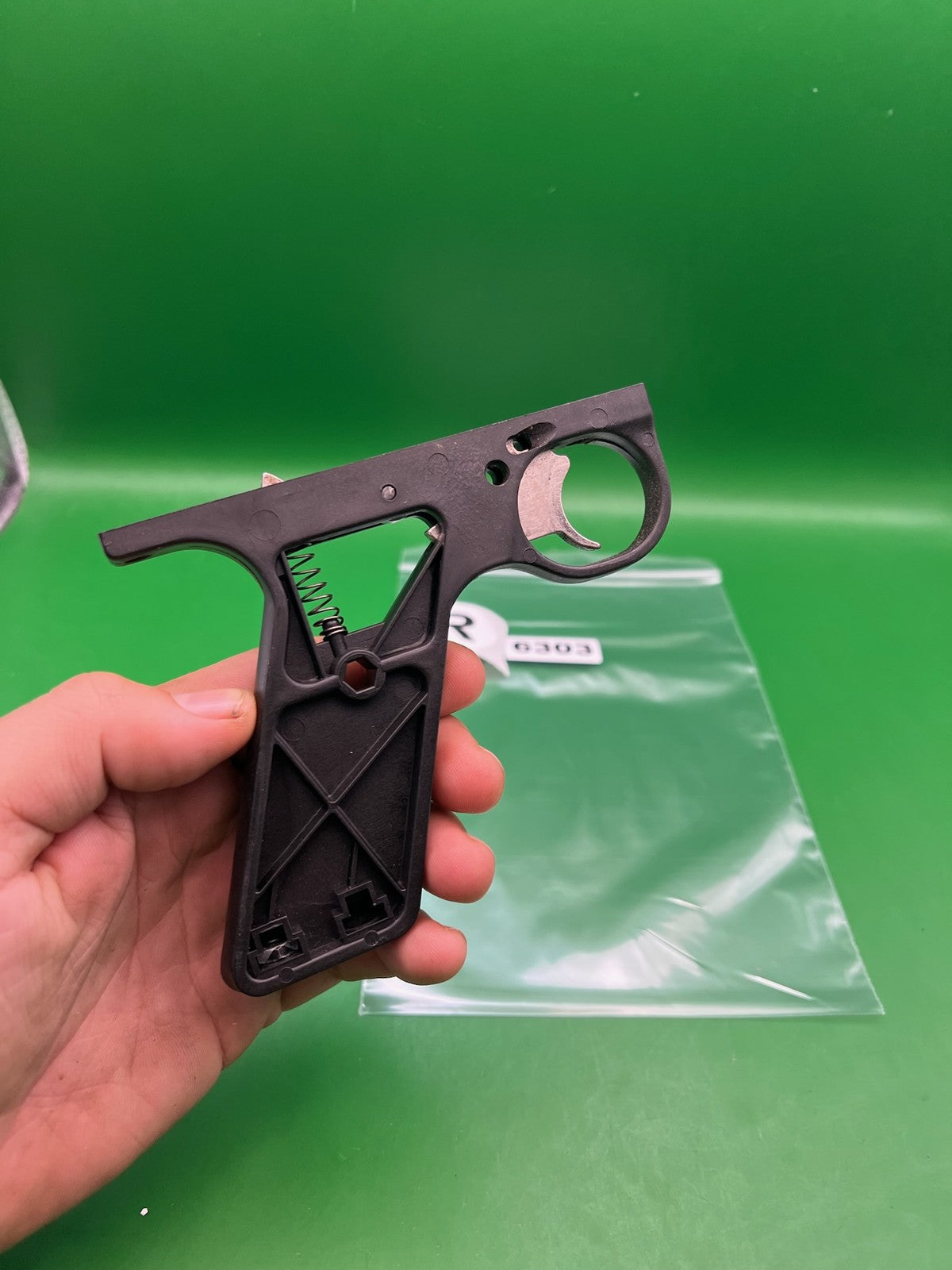 Automag Frame - used paintball grip frame - black