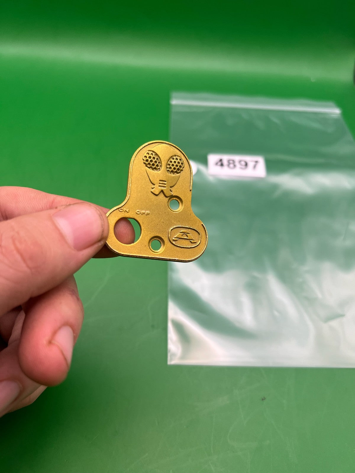 WDP Angel Back Plate Gold Brass On/Off Selector IR3 LCD A4 Fly