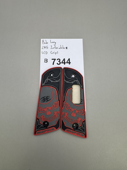 Bob Long 2K5 Intimidator LCD Grip Panels Red Black