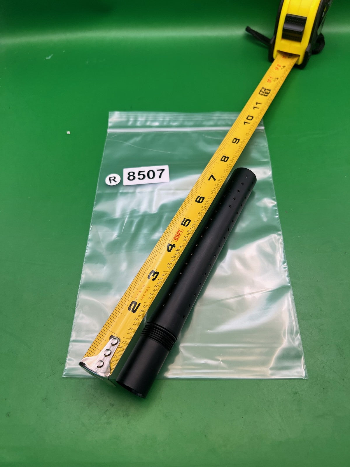 Field One Acculock Barrel Tip Dust Black 8" Ported Aluminum