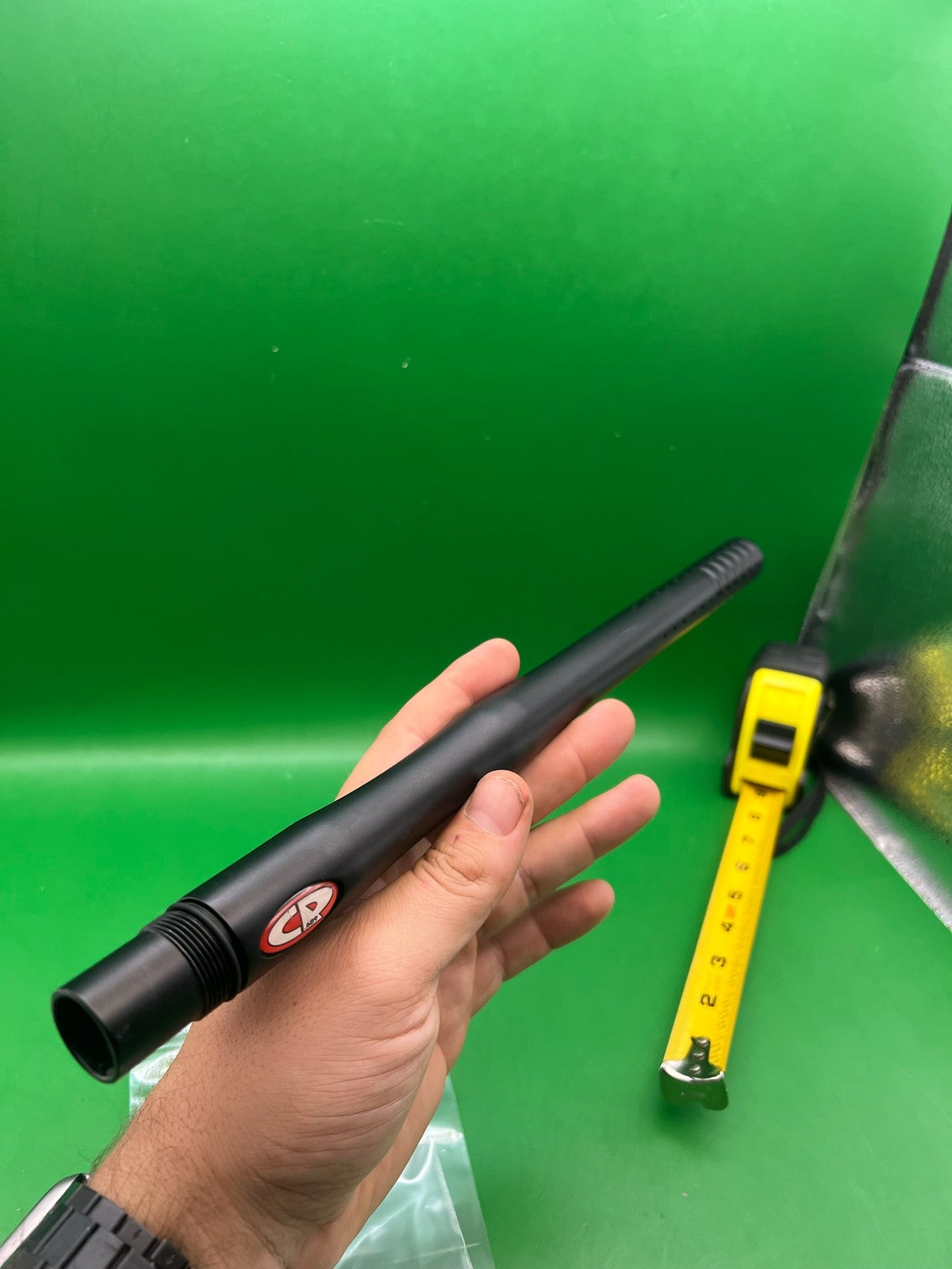 CP Custom Products One Piece Barrel 14" Black - used paintball barrel - black
