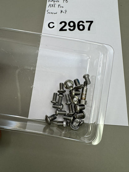 Empire AXE Pro Screw Kit Paintball Marker Hardware