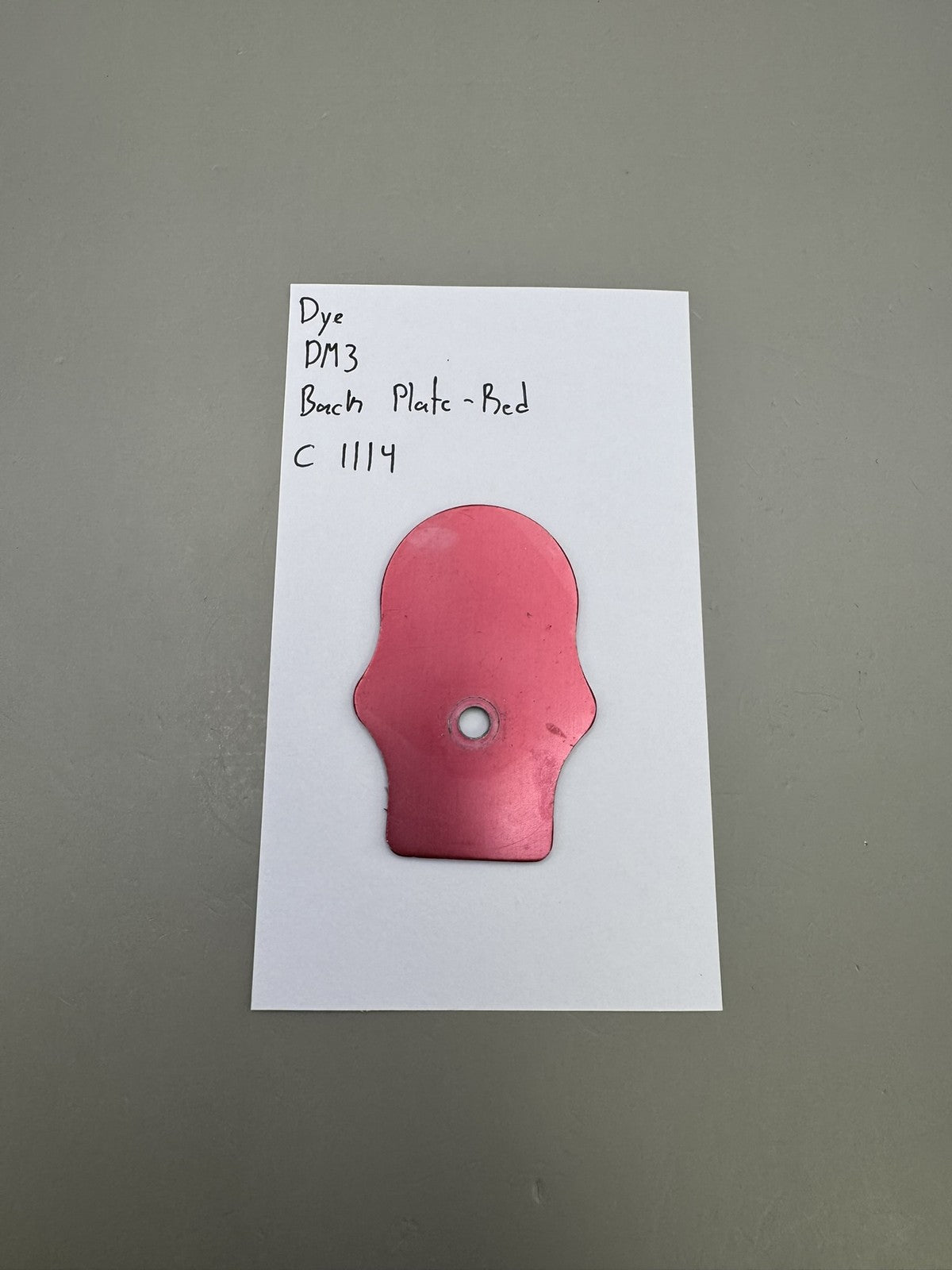 Dye DM3 Back Plate - Red