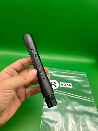ION NXT Proto Barrel Back 6" .690 Black - used paintball barrel back - black