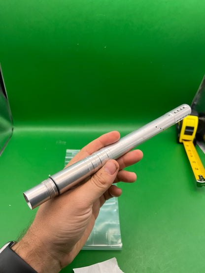 Spyder Thread Aluminum Barrel 12" .684 Silver - used paintball barrel - silver