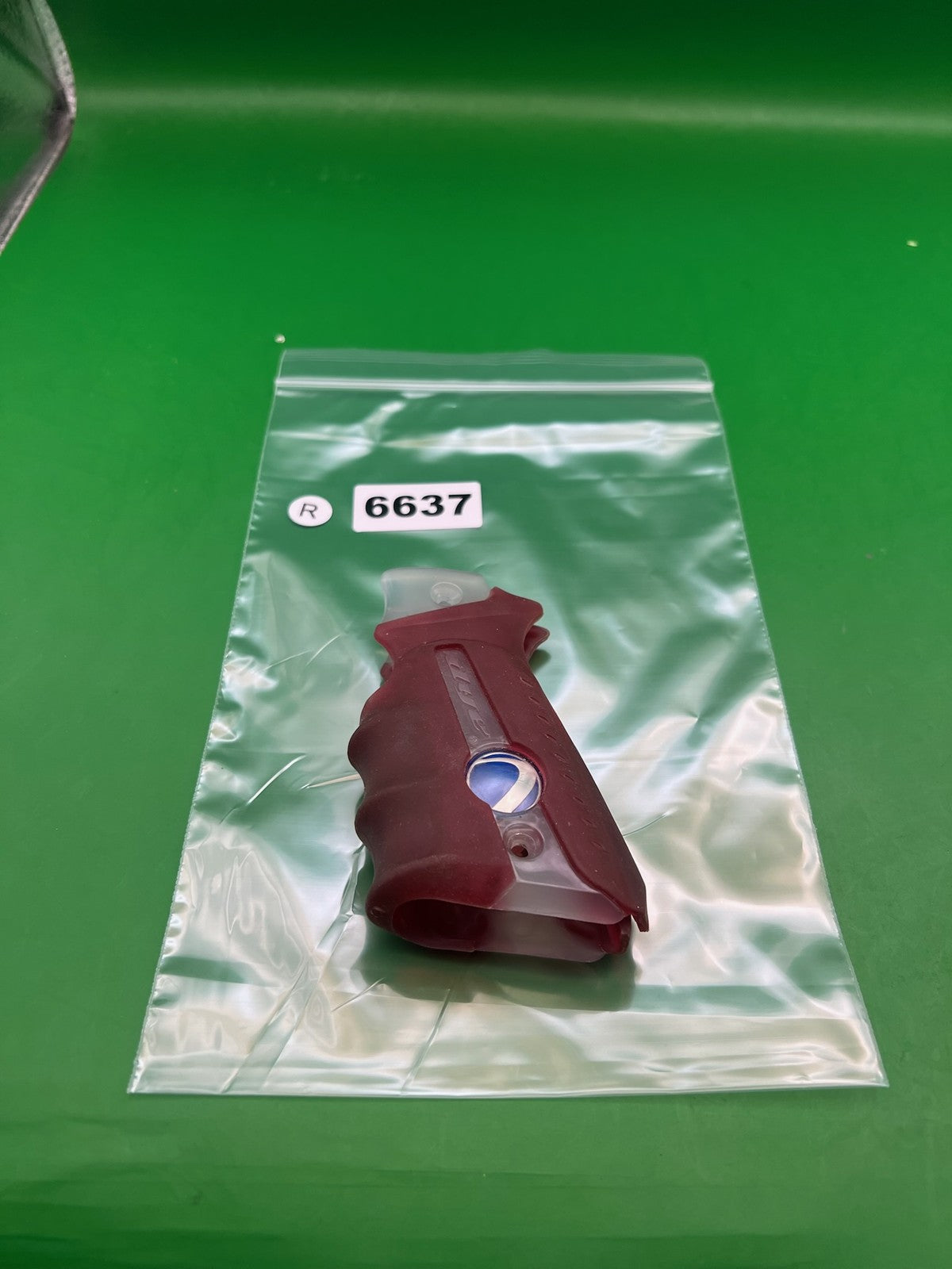 Dye Sticky Grips - used paintball grip - dark red / maroon