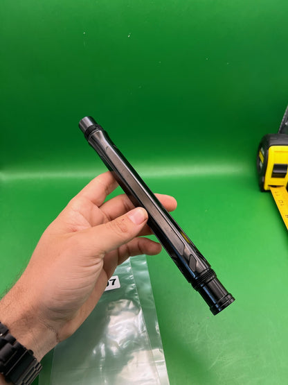 HK Autococker Back  10" .681 Black - used paintball barrel back - black