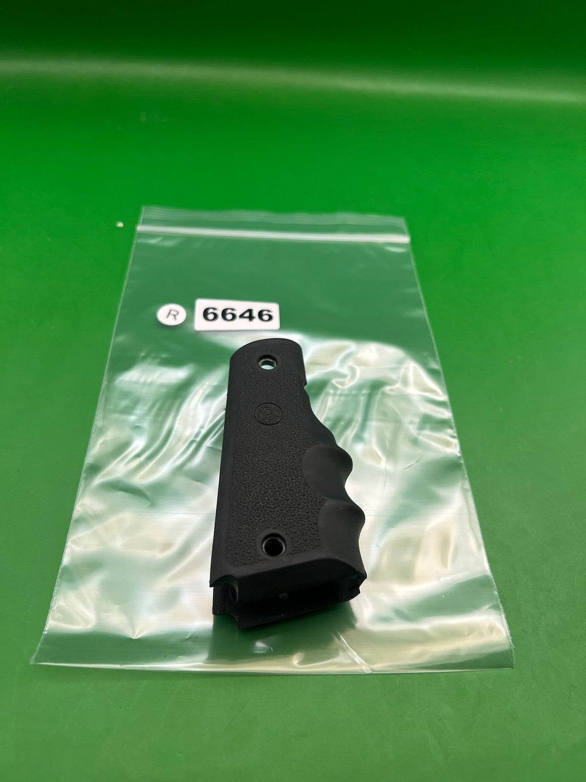 45* Grooved Autococker Grips - used paintball grip panel - black