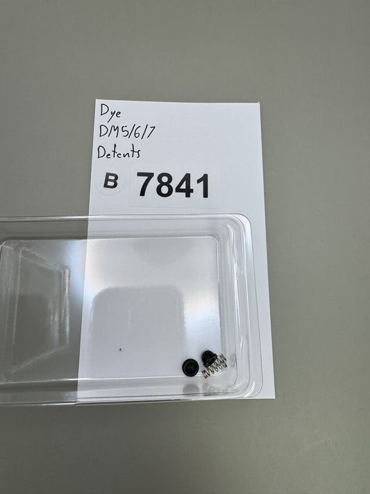 Dye DM5 DM6 DM7 Ball Detents Black