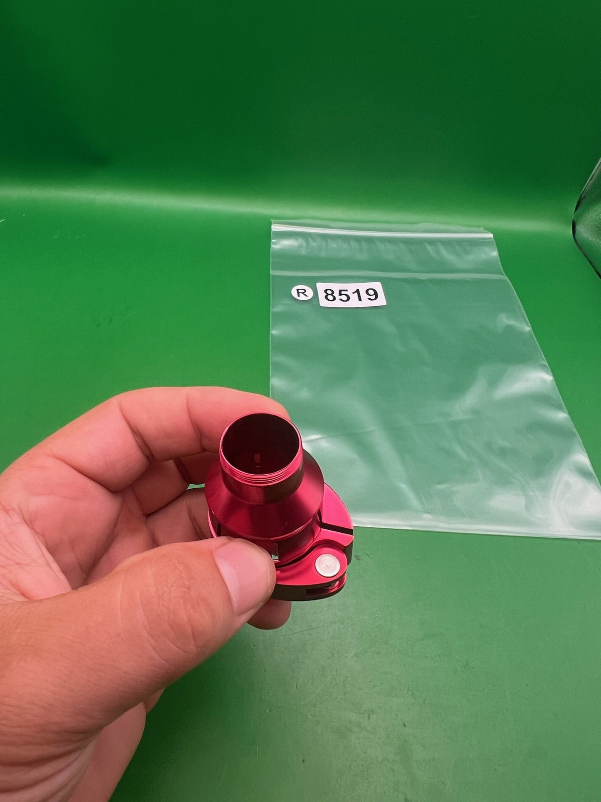 Warrior Ion G Lock Clamping Feedneck High Rise Red Aluminum