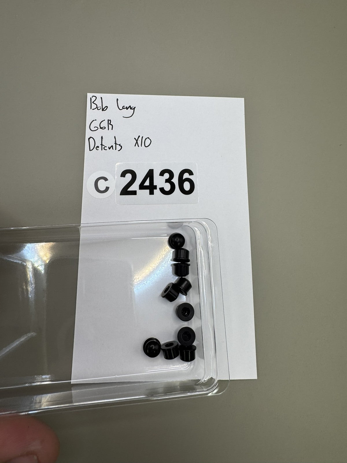 Bob Long G6R Detents X10