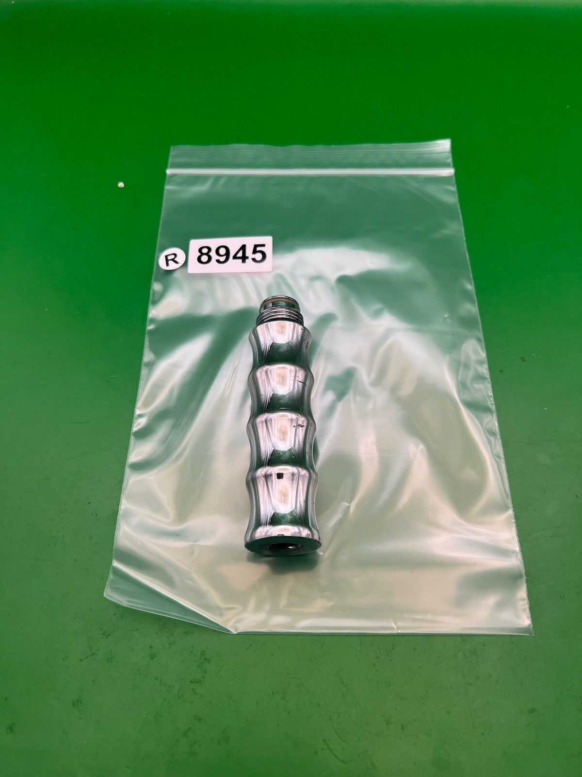 Vintage CO2 Gas Through Front Grip Chrome Silver Twisted Knuckle
