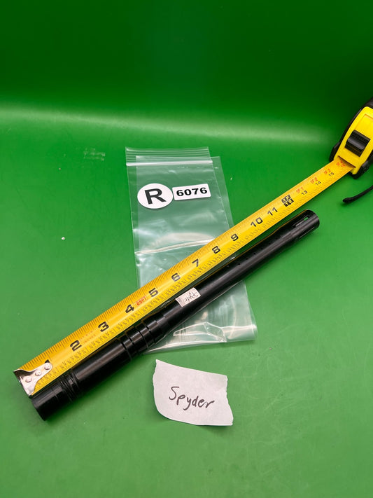 Spyder Paintball Barrel 12" .069 Black One Piece - used paintball barrel - black