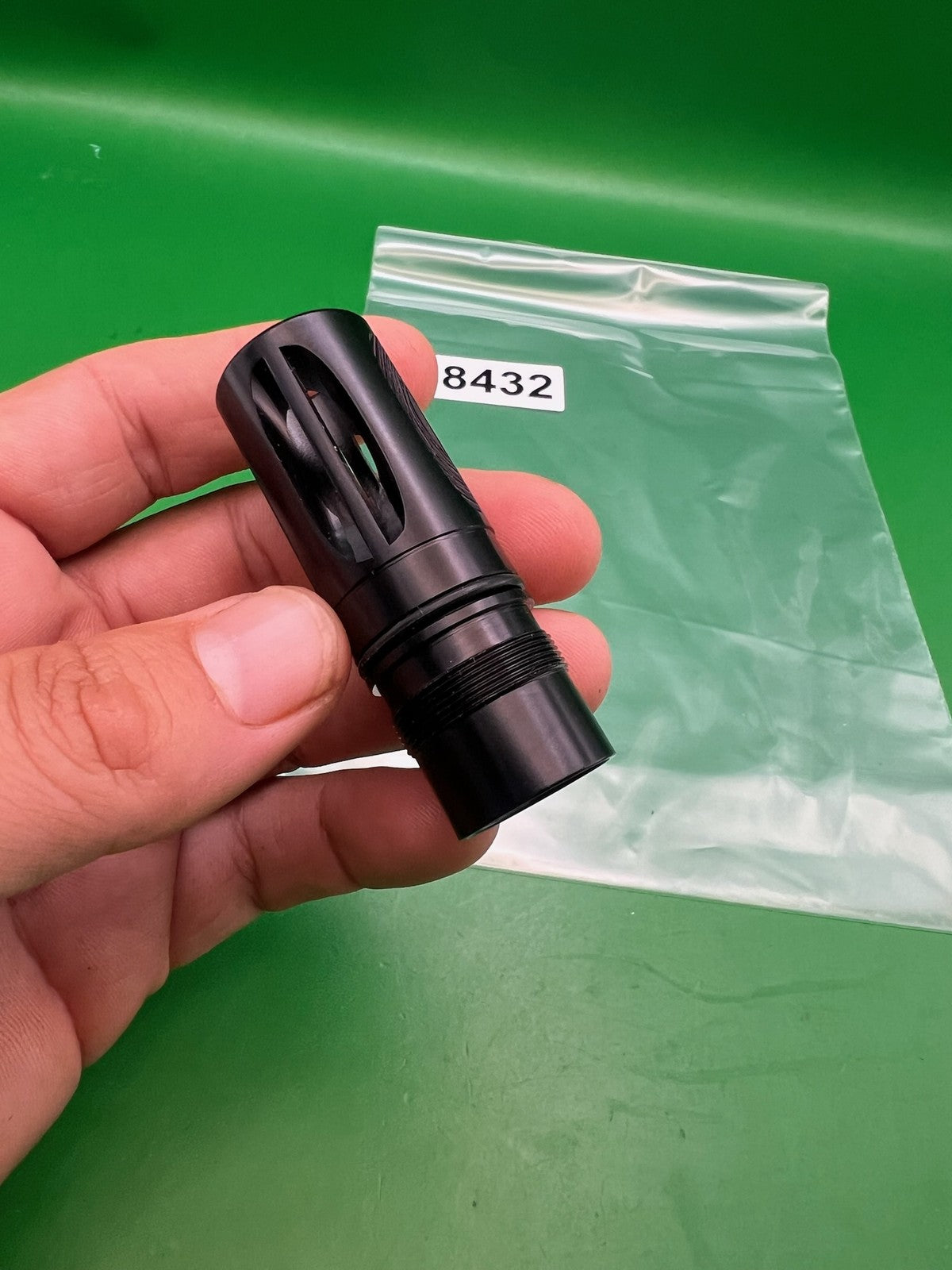 Smart Parts Freak Barrel Tip 6 Inch Black Aluminum Teardrop