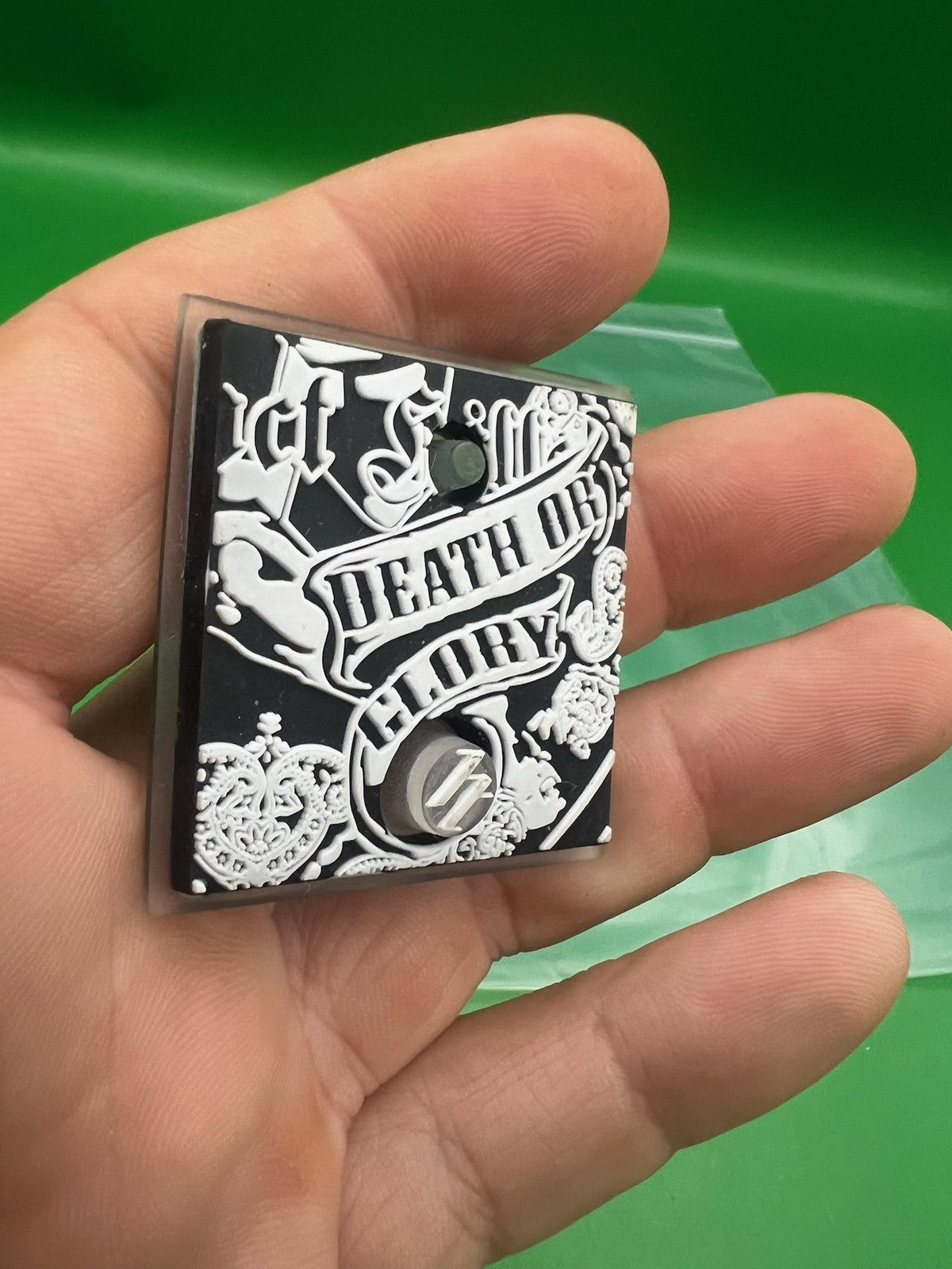 Hybrid Halo Death Or Glory Loader Side Plate Black White