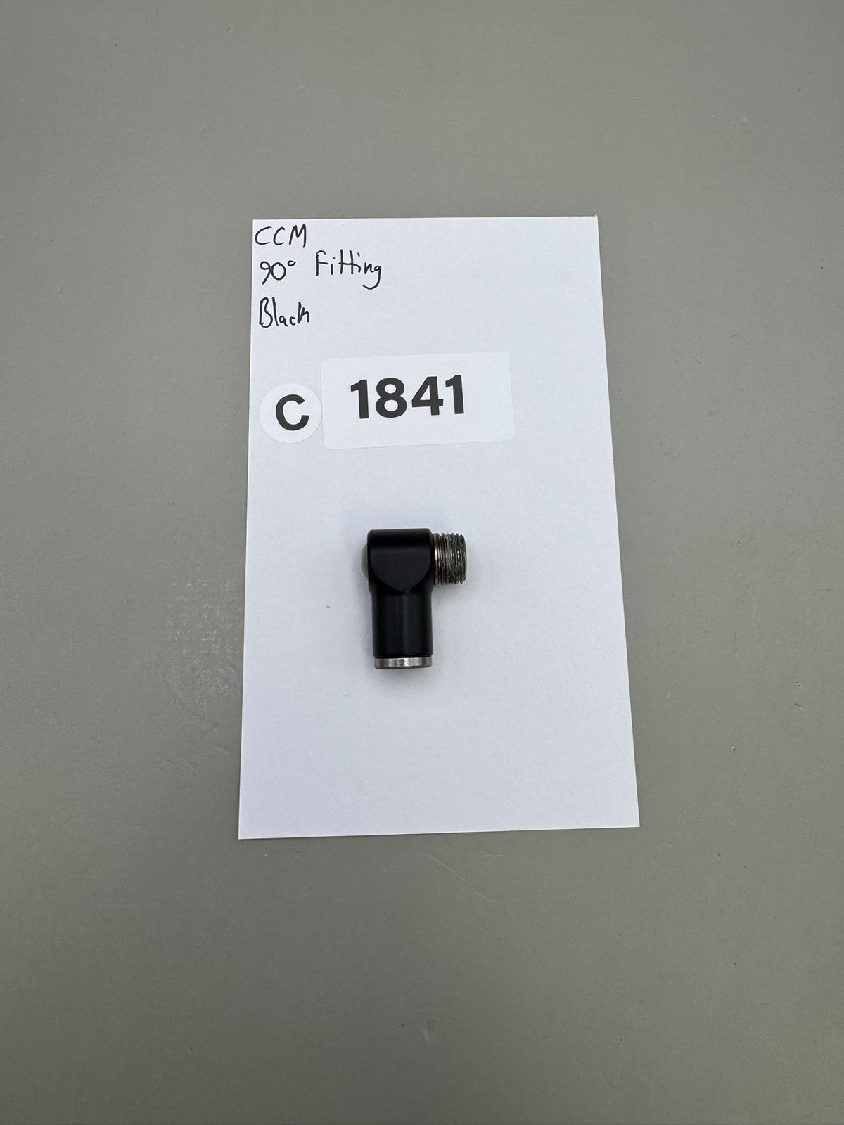 CCM 90Â° Fitting Black