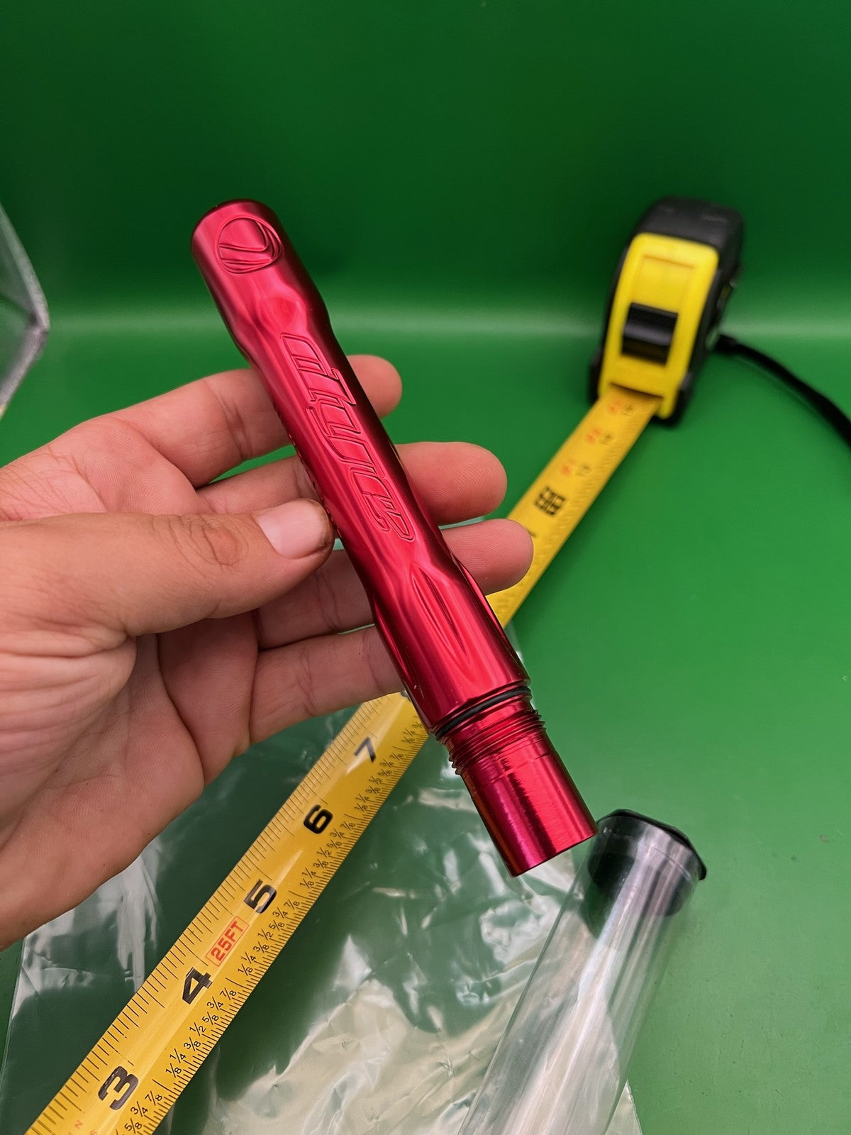 Dye Ultralite Barrel Back Red .688 Autococker Thread AC