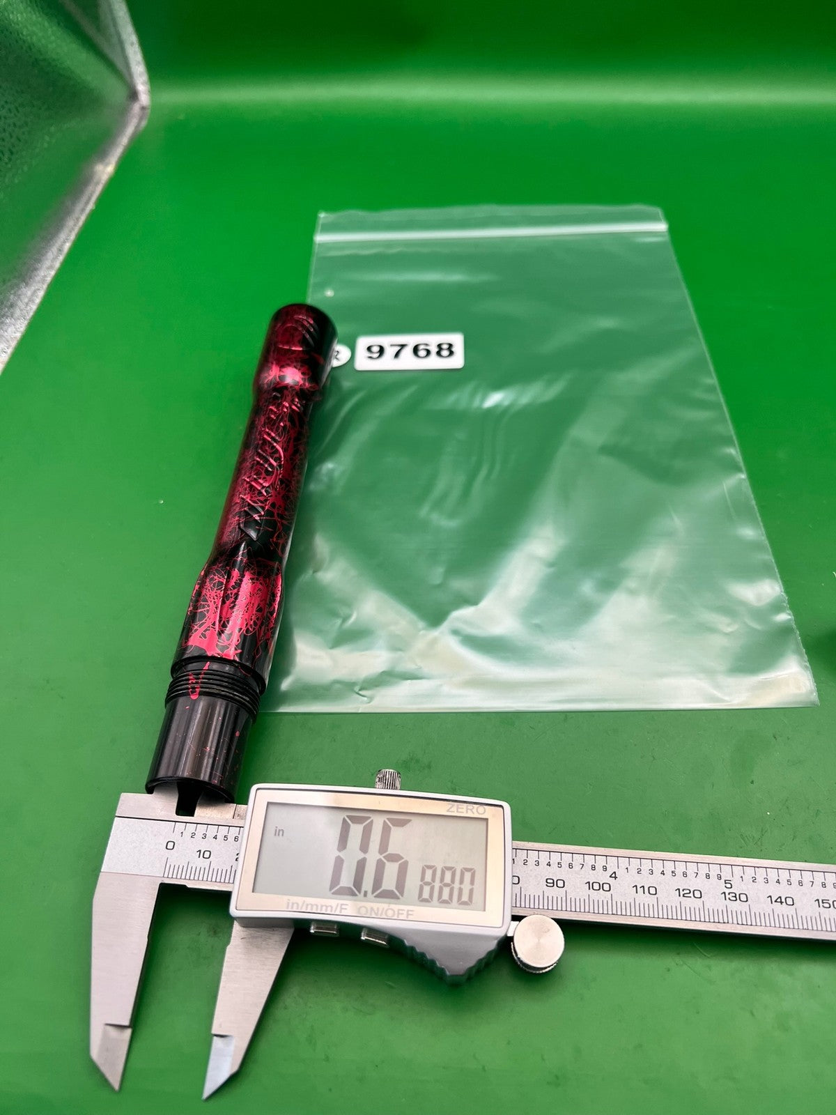 DYE UL-I TIP 14 Inch - Red Splash â Pro Edge AC Thread