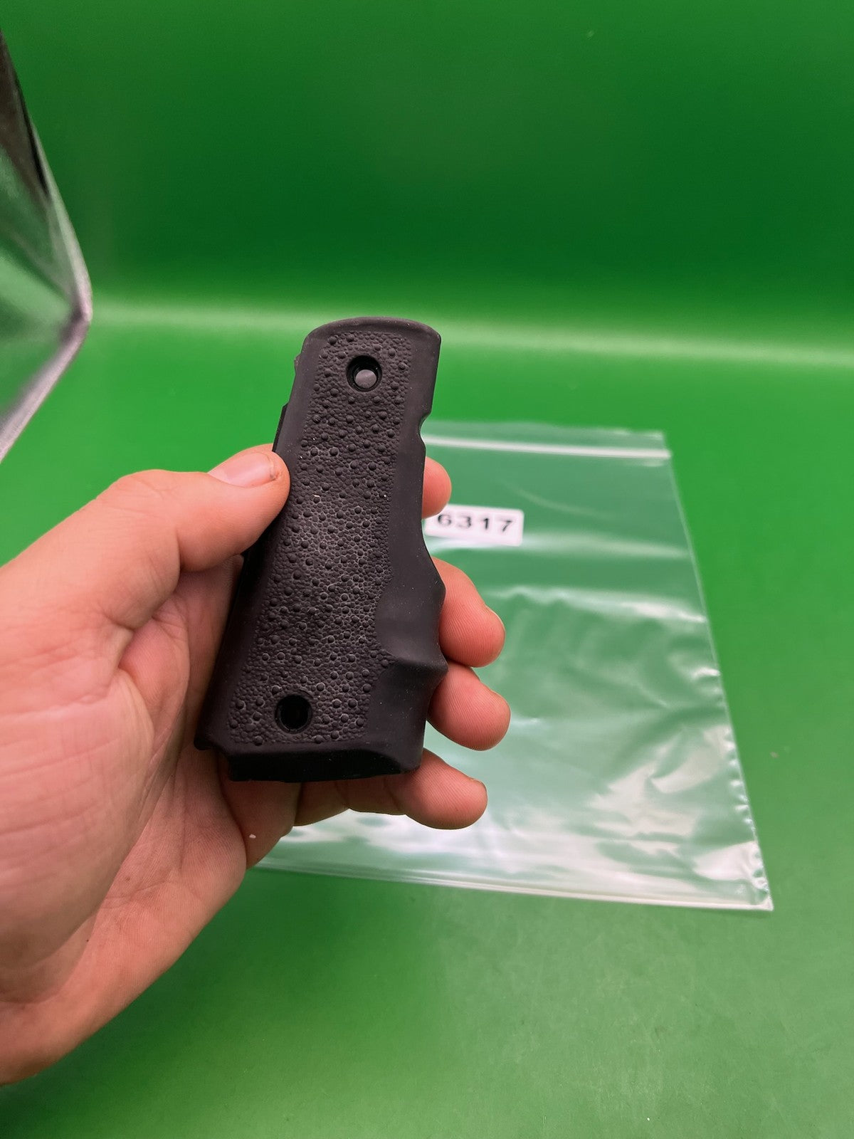 Autococker Grips - used paintball grip panels - black
