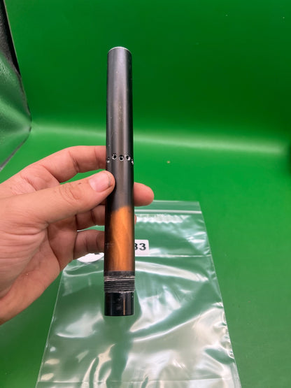 Stock A-5 Barrel - used paintball barrel - black/bronze fade