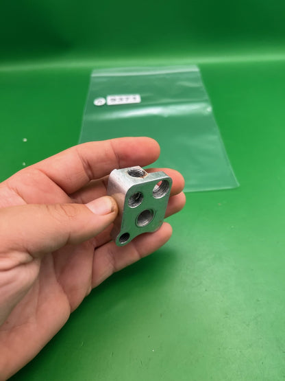 WGP Autococker Front Block Raw Aluminum 2K+ Pneumatics Mount