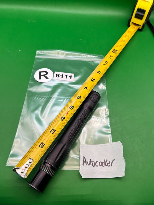 Dye Ultralite Autococker Barrel Back Black .689 Dust Black - used paintball barrel back - dust black