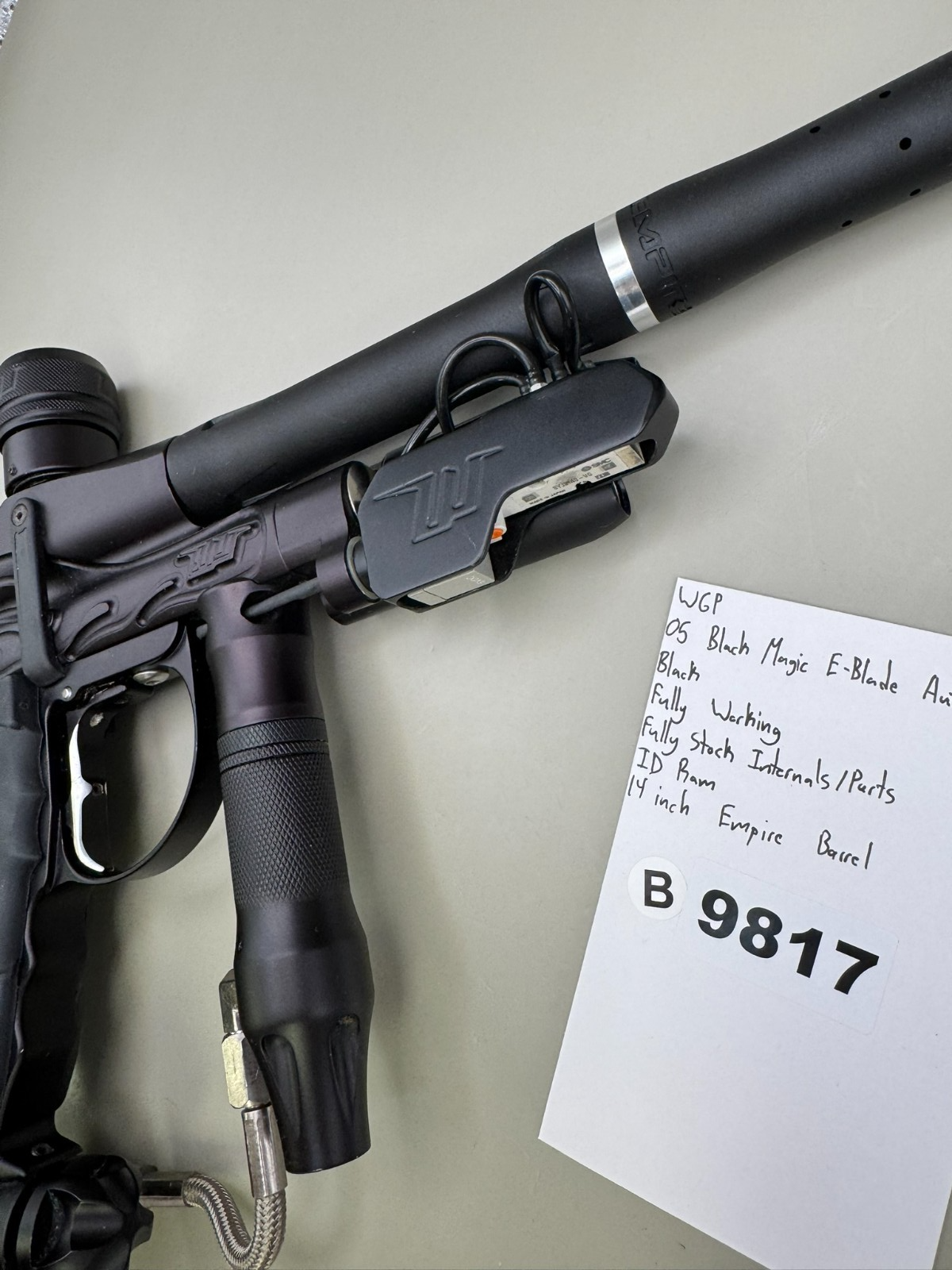 WGP 05 Black Magic E-Blade Autococker - Black - Paintball Marker Fully Working
