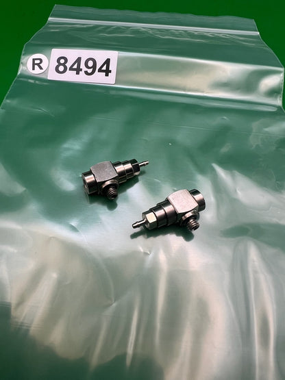 Clippard Autococker Pneumatic QEV Quick Exhaust Valves Silver Lot of 2
