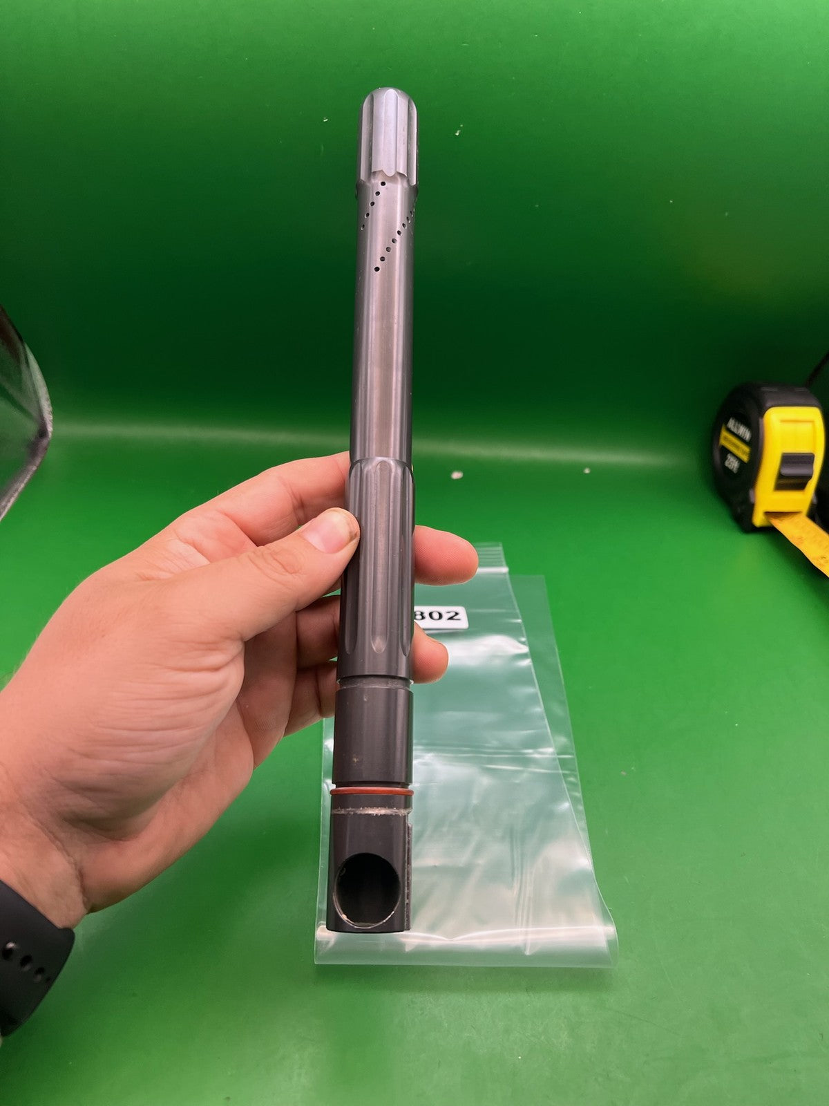 AGD Automag .690 Bore 12 Inch Polished Gunmetal - used paintball barrel - gunmetal