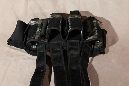 Karnage Paintball Pod Pack Harness Camo with 6 HK Army Pods Bundle