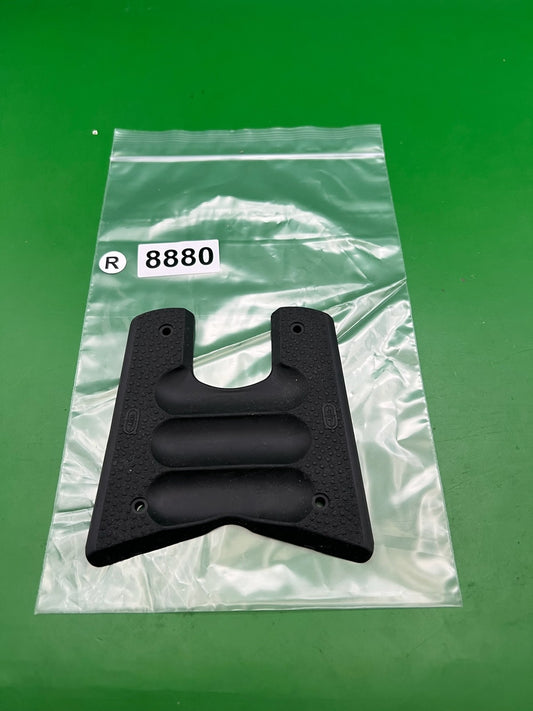 ANS Xtreme 1911 45 Style Rubber Grip Panels Black Finger Groove Textured