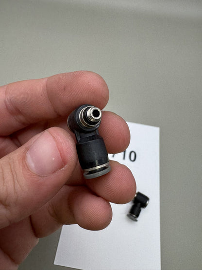 Smart Parts Ion Elbow Fitting 90 Degree Push Black Set of 2