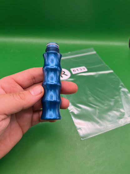 AGD Automag Classic Blue Gas Through - used paintball gas through grip - blue anno