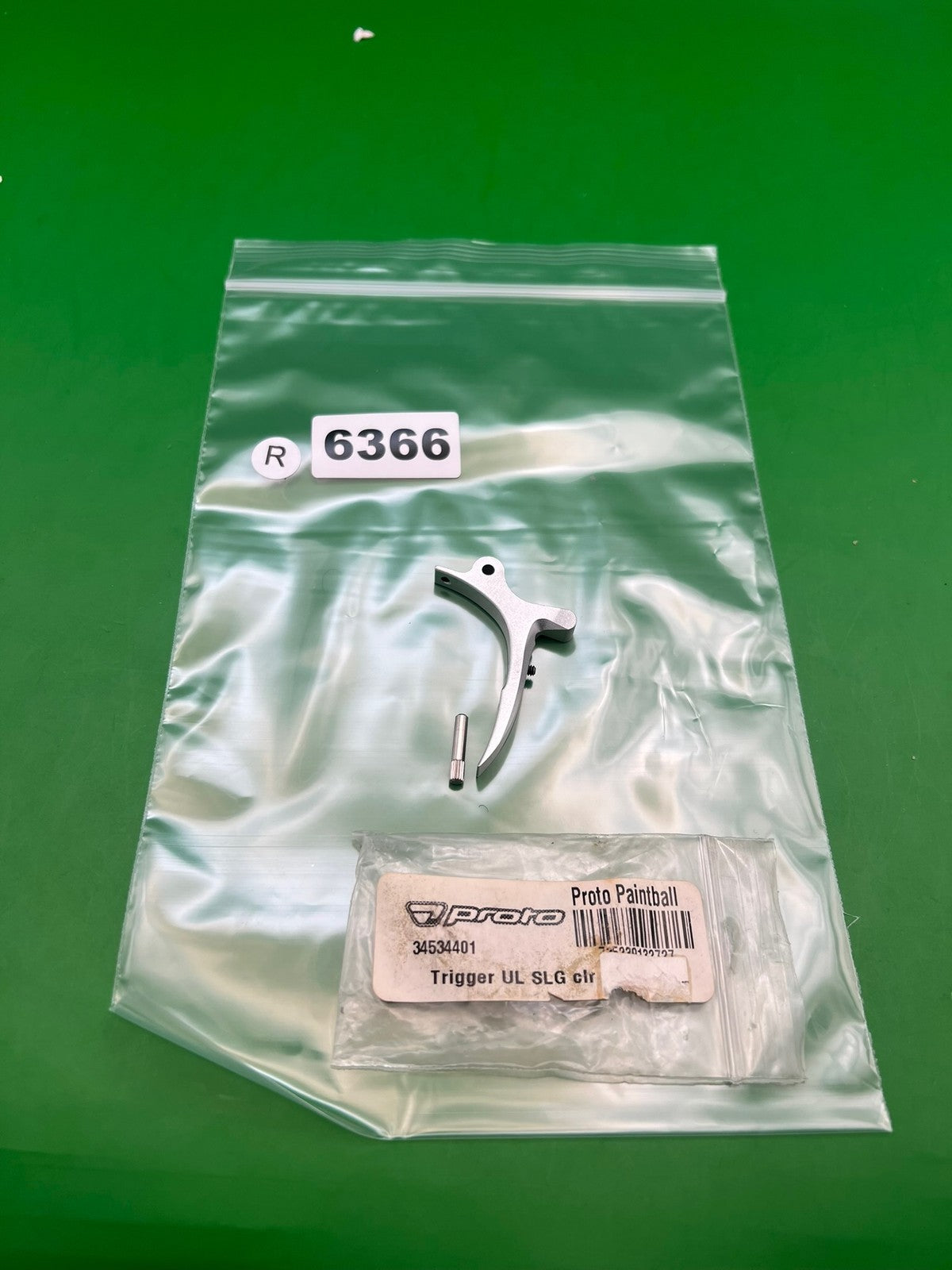 Proto Paintball SLG UL Trigger Clear Silver