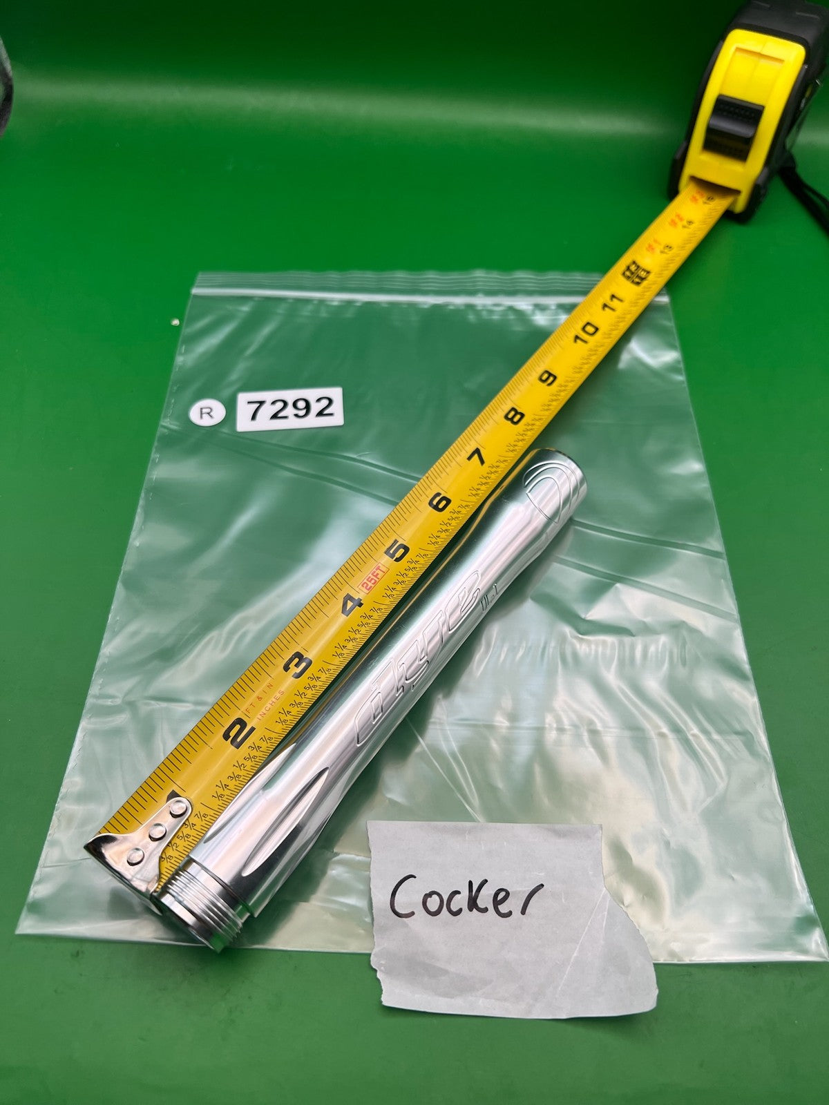 Dye UL-I Barrel Back Autococker AC Thread Polished Clear Silver