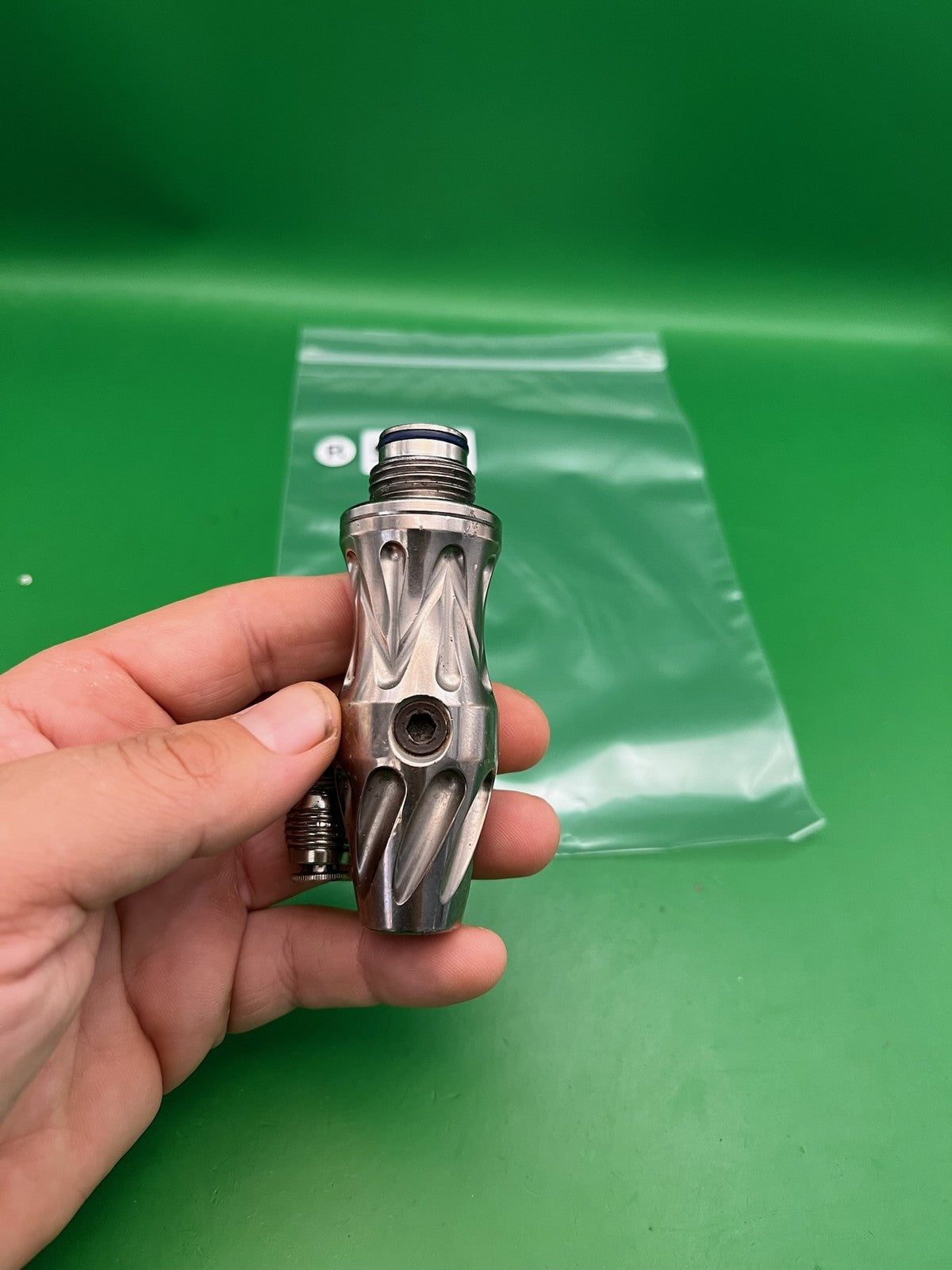 WGP Blackmagic Inline Regulator Silver Aluminum Autococker