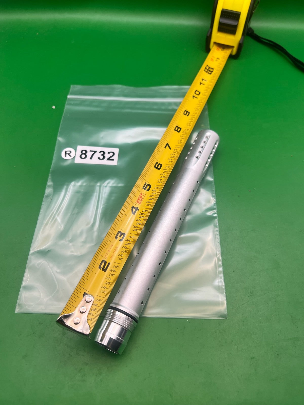 Dye Ultralite UL 14" Front Barrel Tip Satin Silver Dust Aluminum GEO EGO LUXE