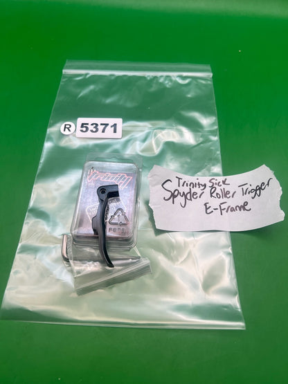 Trinity Sick Spyder E-Frame Roller Trigger Black Aluminum