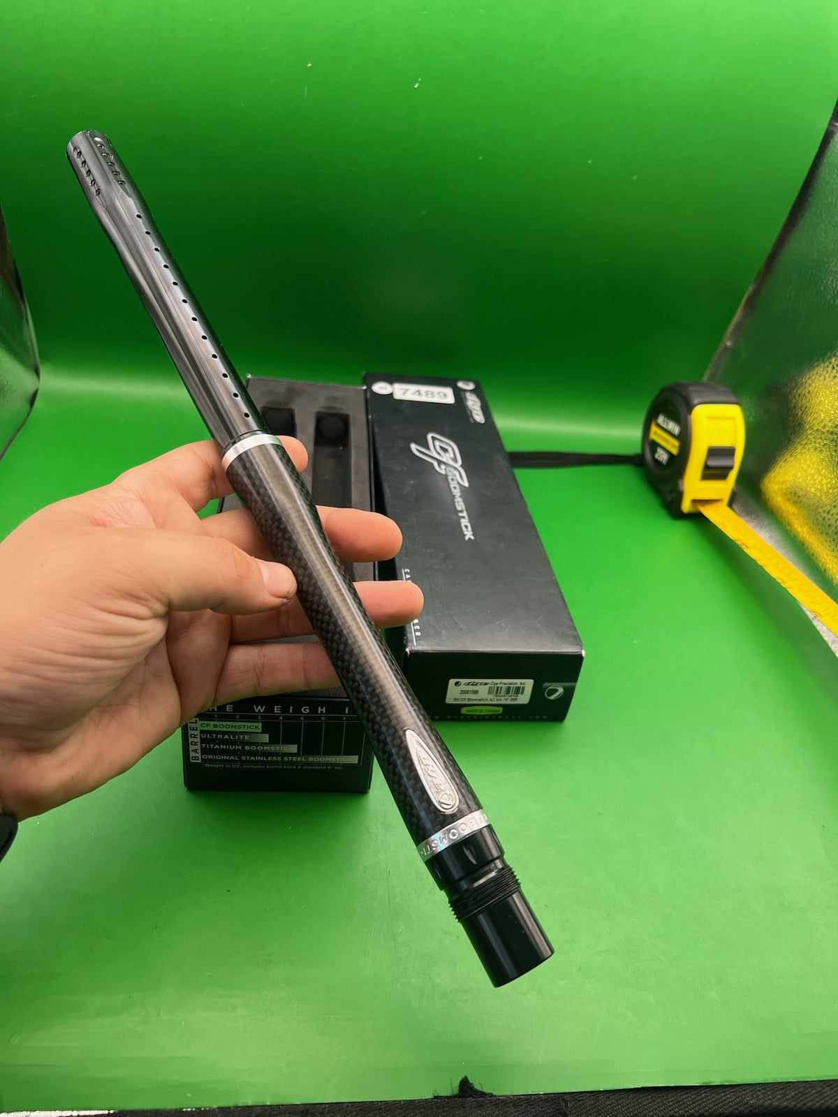 Dye CF Carbon Fiber Boomstick Barrel 15" .688 Bore Autococker Thread AC