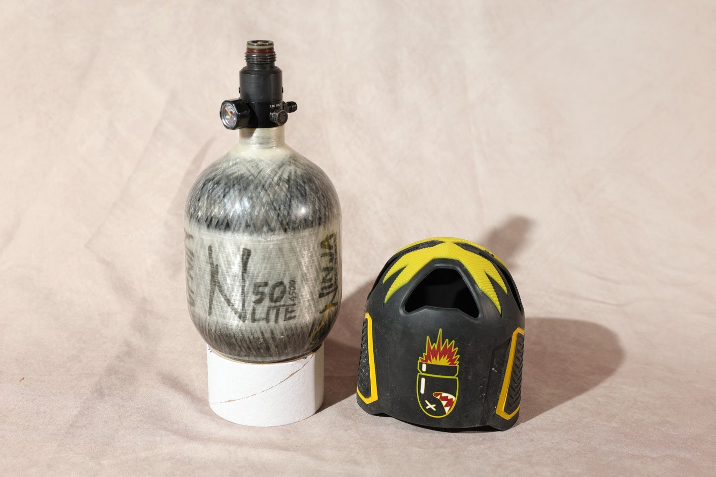 Ninja 50ci 4500psi Carbon Fiber Paintball HPA Tank With Tank Cover