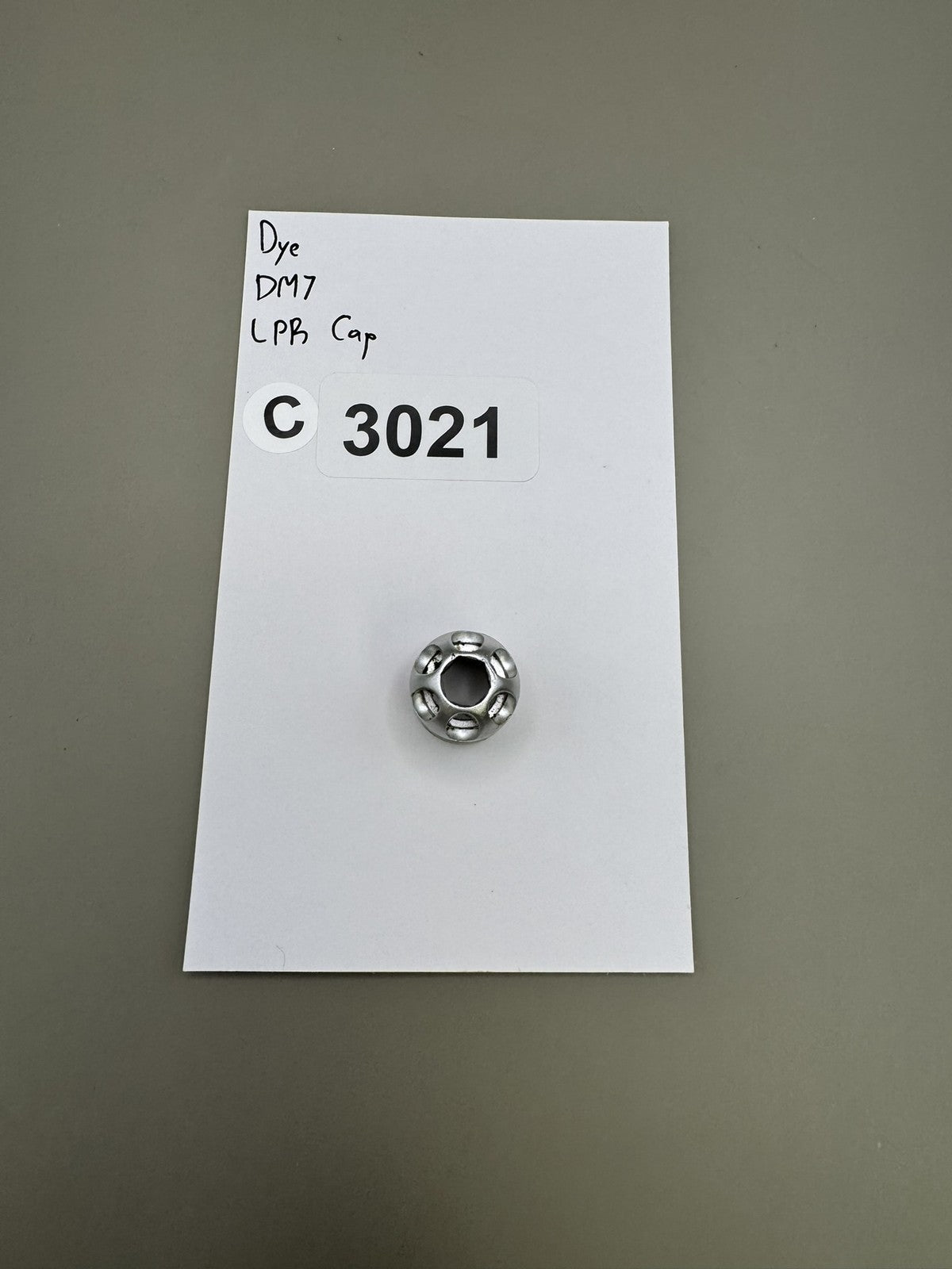 Dye DM7 LPR Cap Silver Aluminum Paintball Marker Part