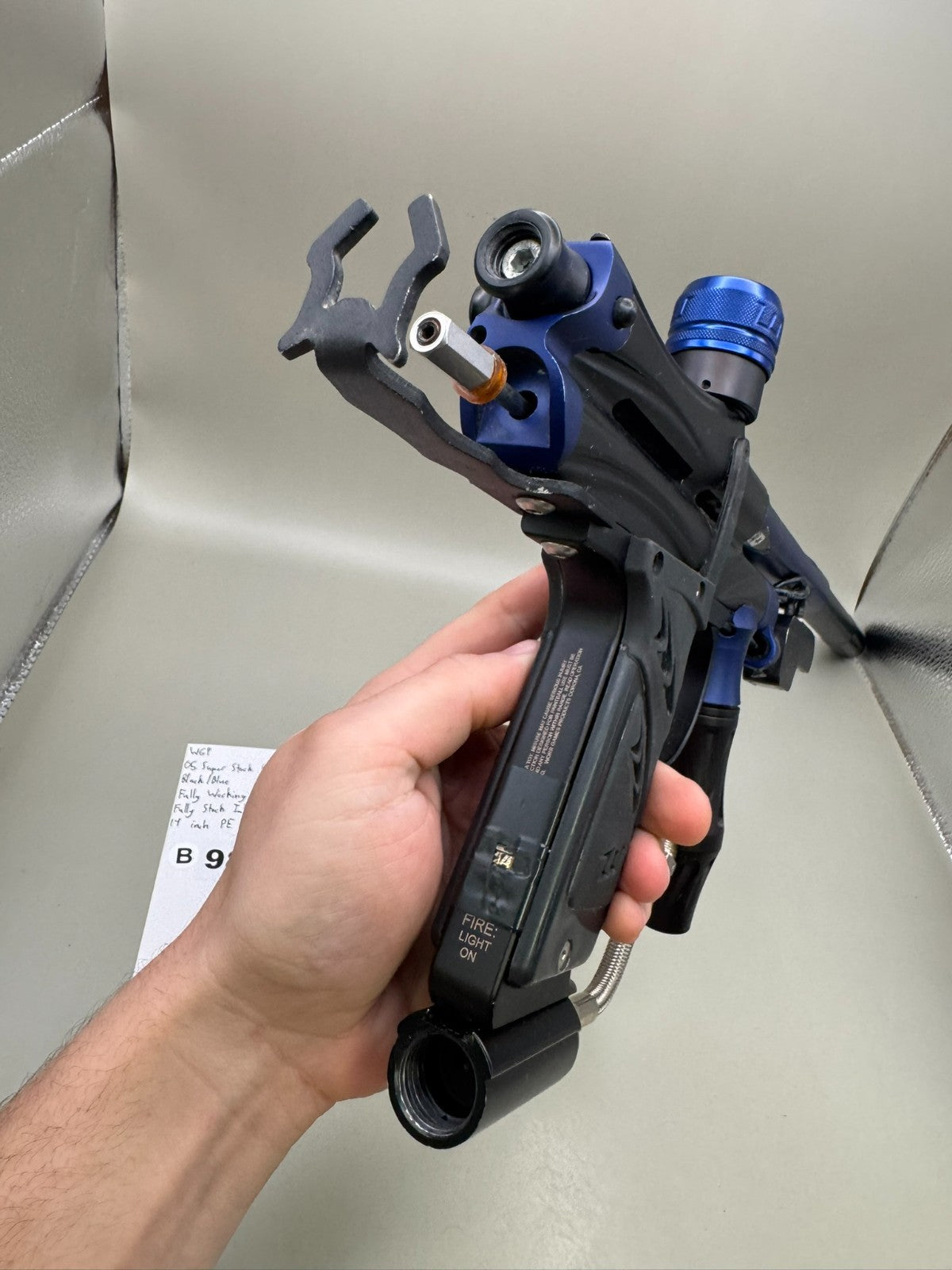 WGP 05 Super Stock E-Blade Autococker - Black Blue - Paintball Marker Fully Work
