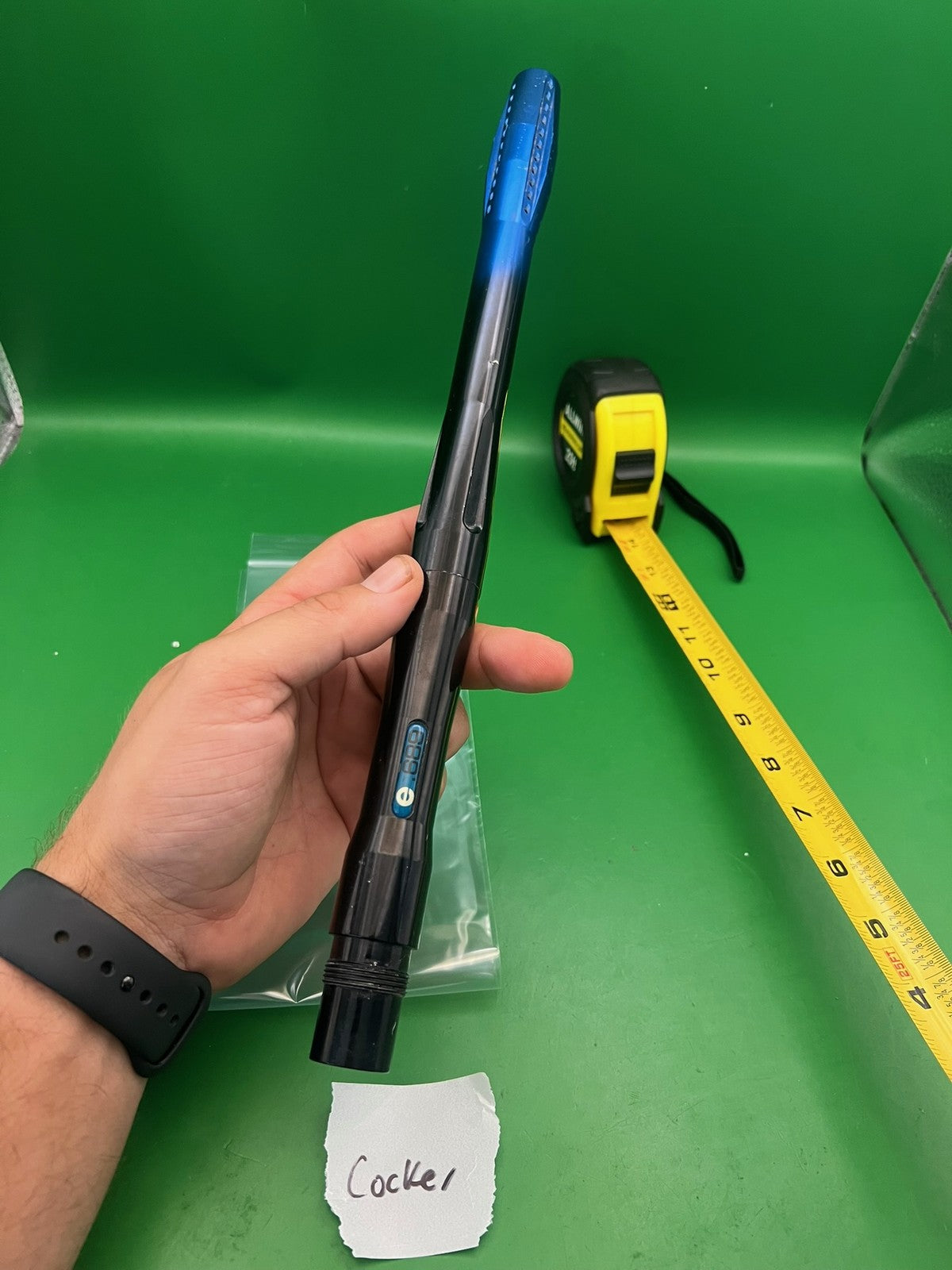 Evil Pipe SP Barrel 16" Autococker Thread .688 Blue Black
