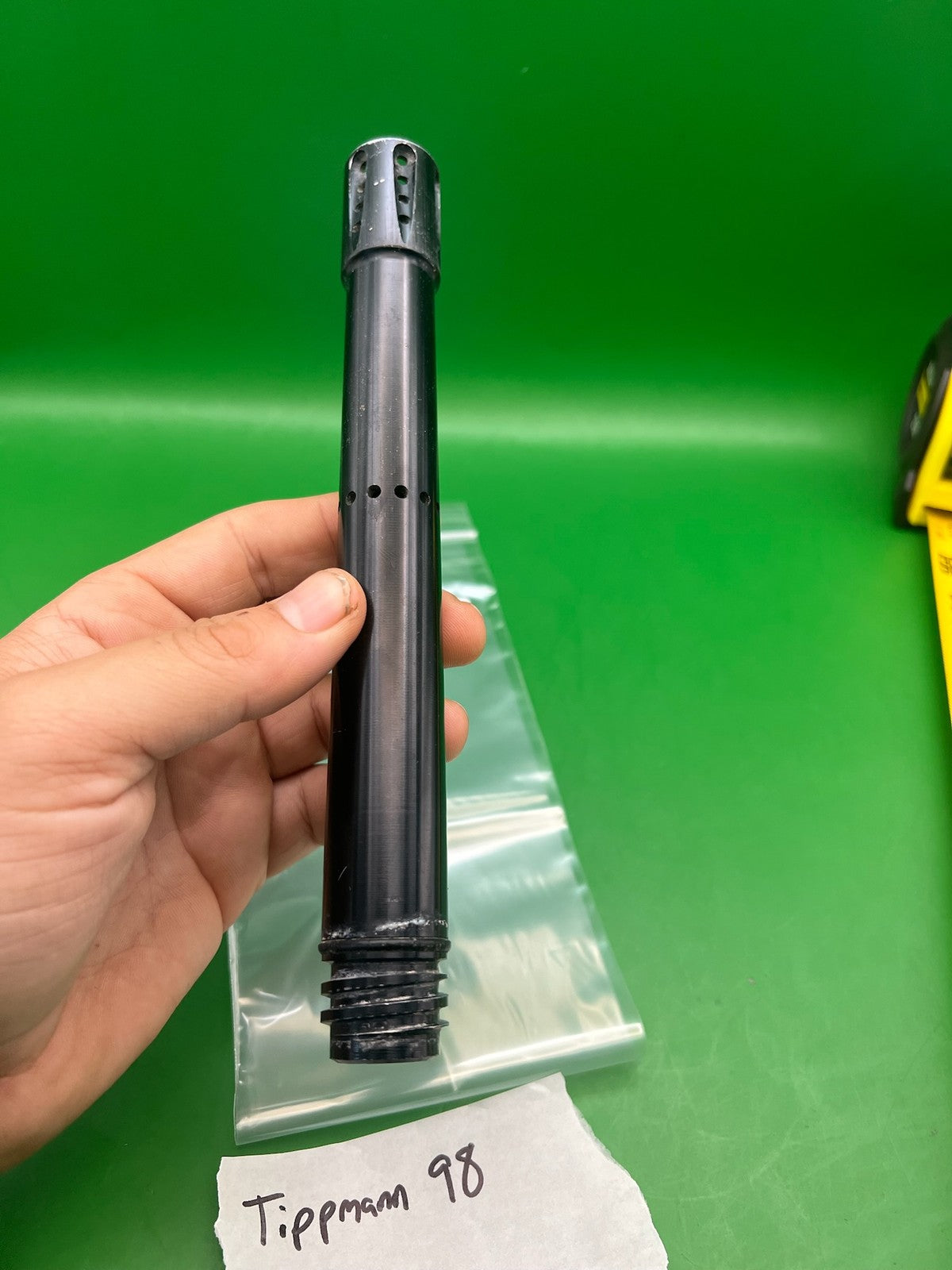 Tippmann 98 Barrel 10" .880 Black - used paintball barrel - black
