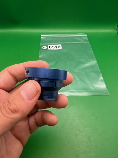 Warrior Ion G Lock Clamping Feedneck Low Rise Blue Aluminum