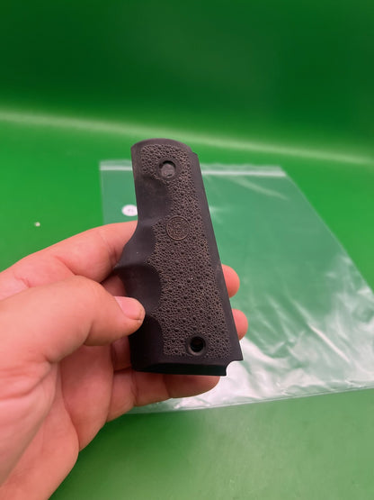 ICD 1911/45 Style Rubber Grip Panels Black Stippled Paintball Marker